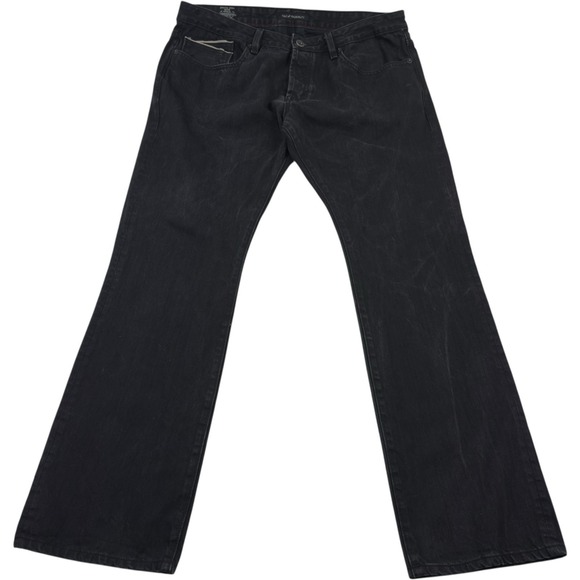 Cult of Individuality Black Rebel Straight Pocket Cotton Jeans